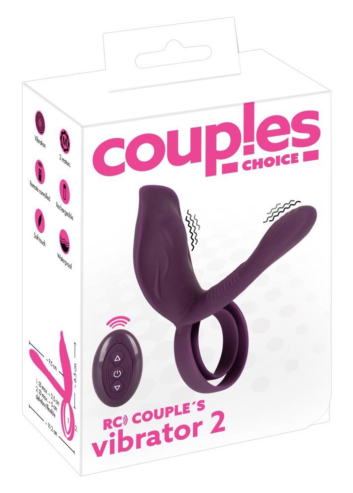 Pierścień erekcyjny wibracyjny Couples Choice RC Couple's Vib