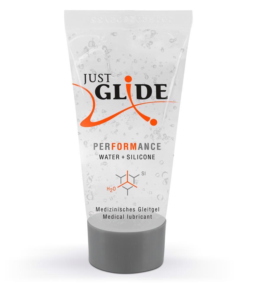 Lubrykant Just Glide Performance na bazie wody + silikon 20 ml