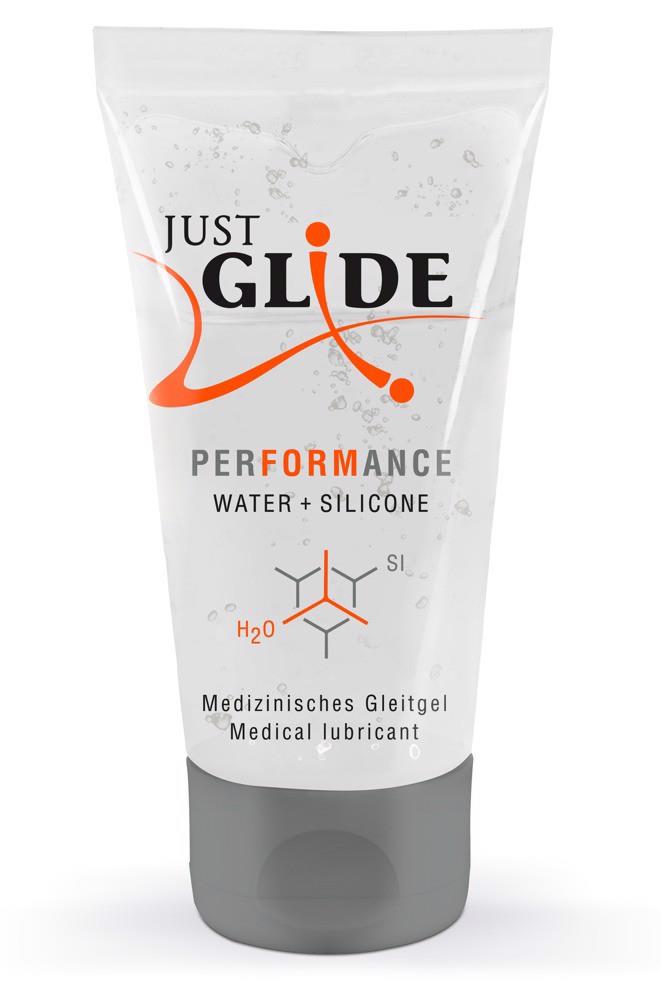 Lubrykant Just Glide Performance na bazie wody + silikon 50 ml