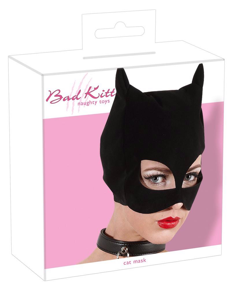 Maska Bad Kitty Cat - nubukowy wygląd