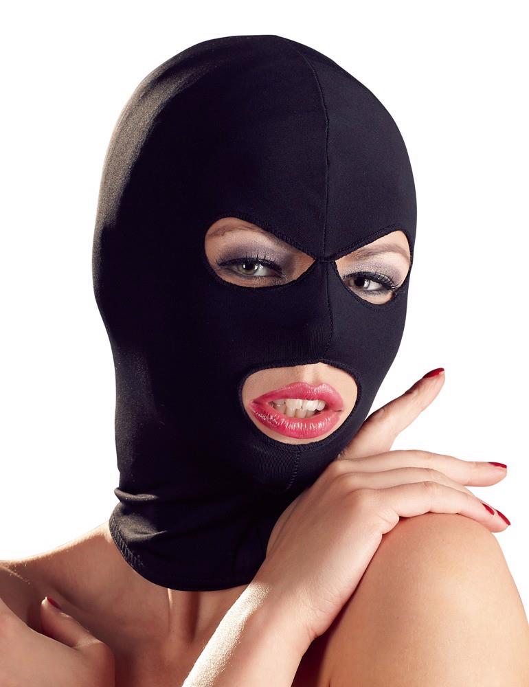 Maska Bad Kitty Head Mask Eyes & Mouth BK - czarna elastyczna