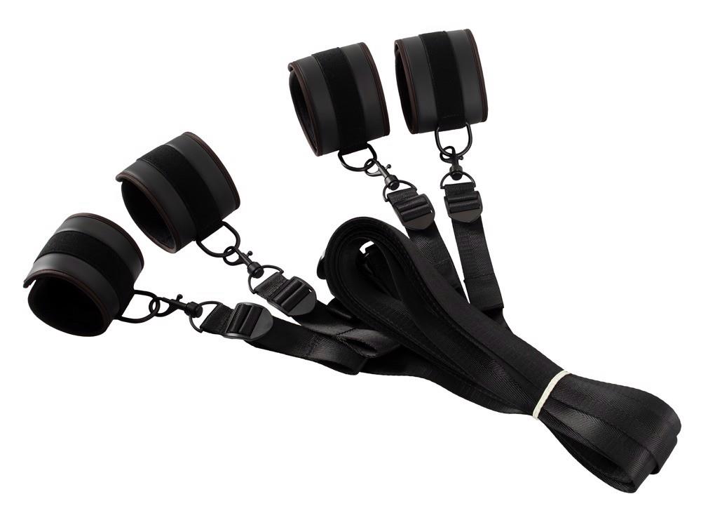 Zestaw do krępowania Vegan Fetish - regulowane pasy
