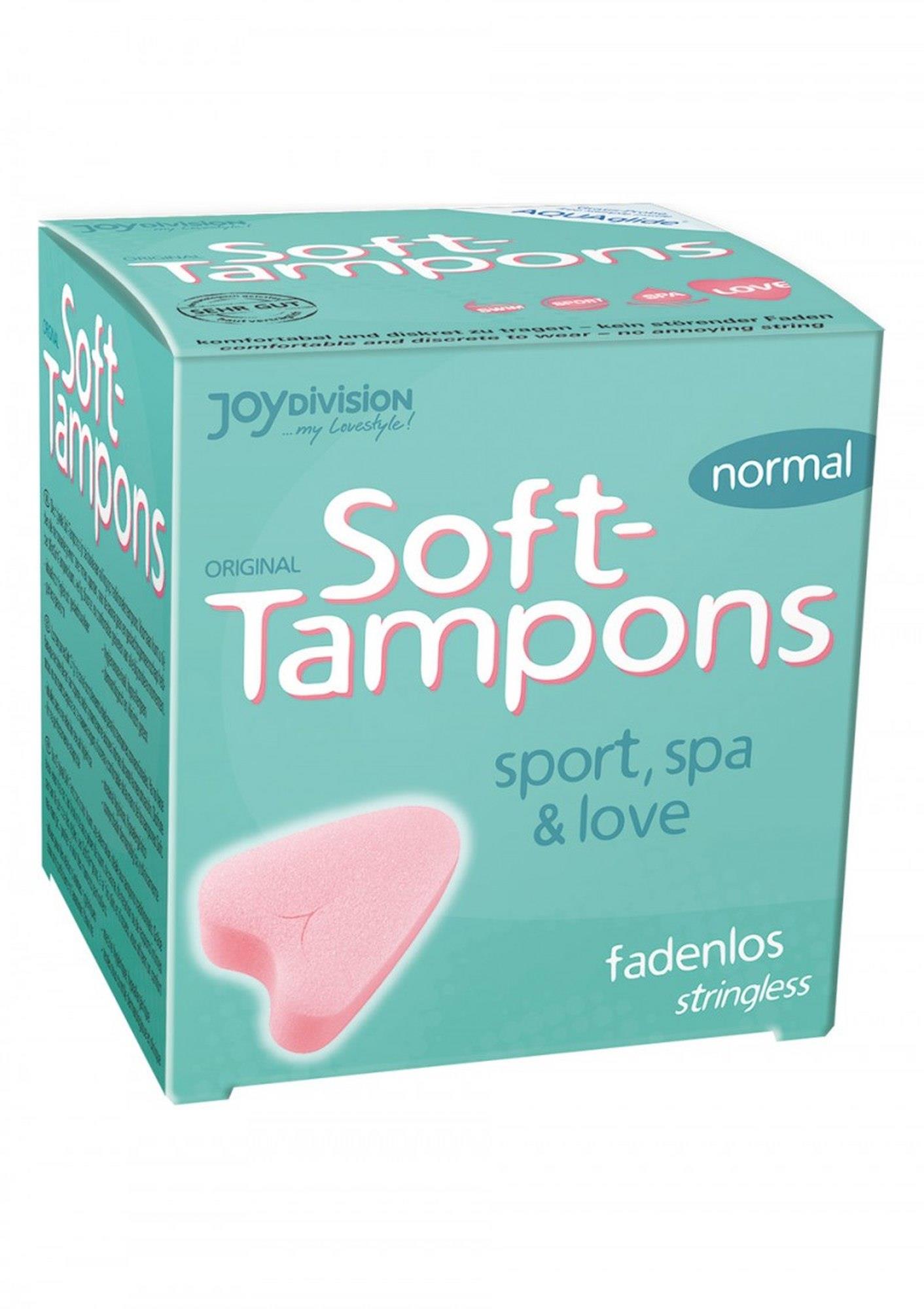 Tampony JoyDivision Soft-Tampons normal - bezsznurkowe
