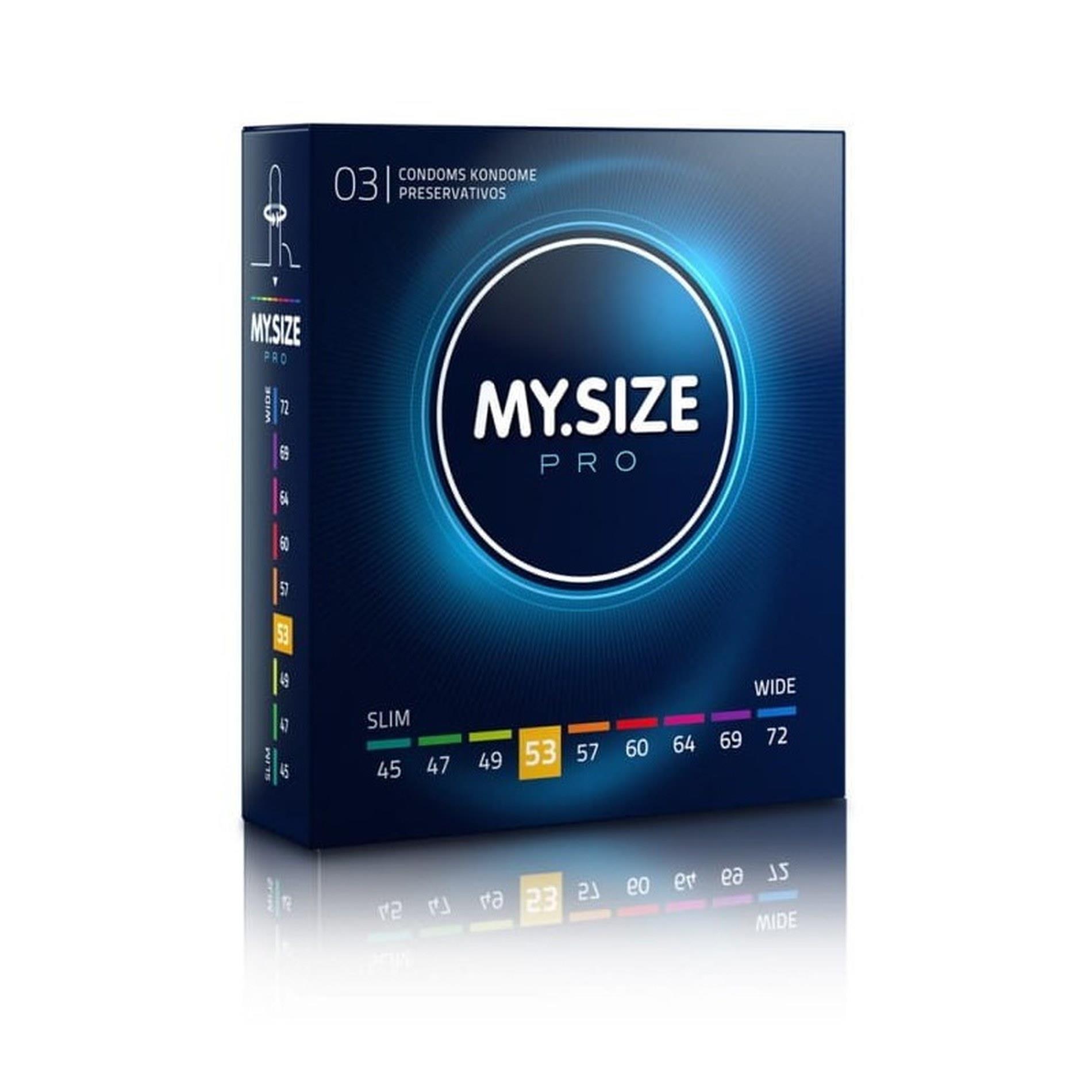 Prezerwatywy My.Size Pro 53 - cienkie i dopasowane