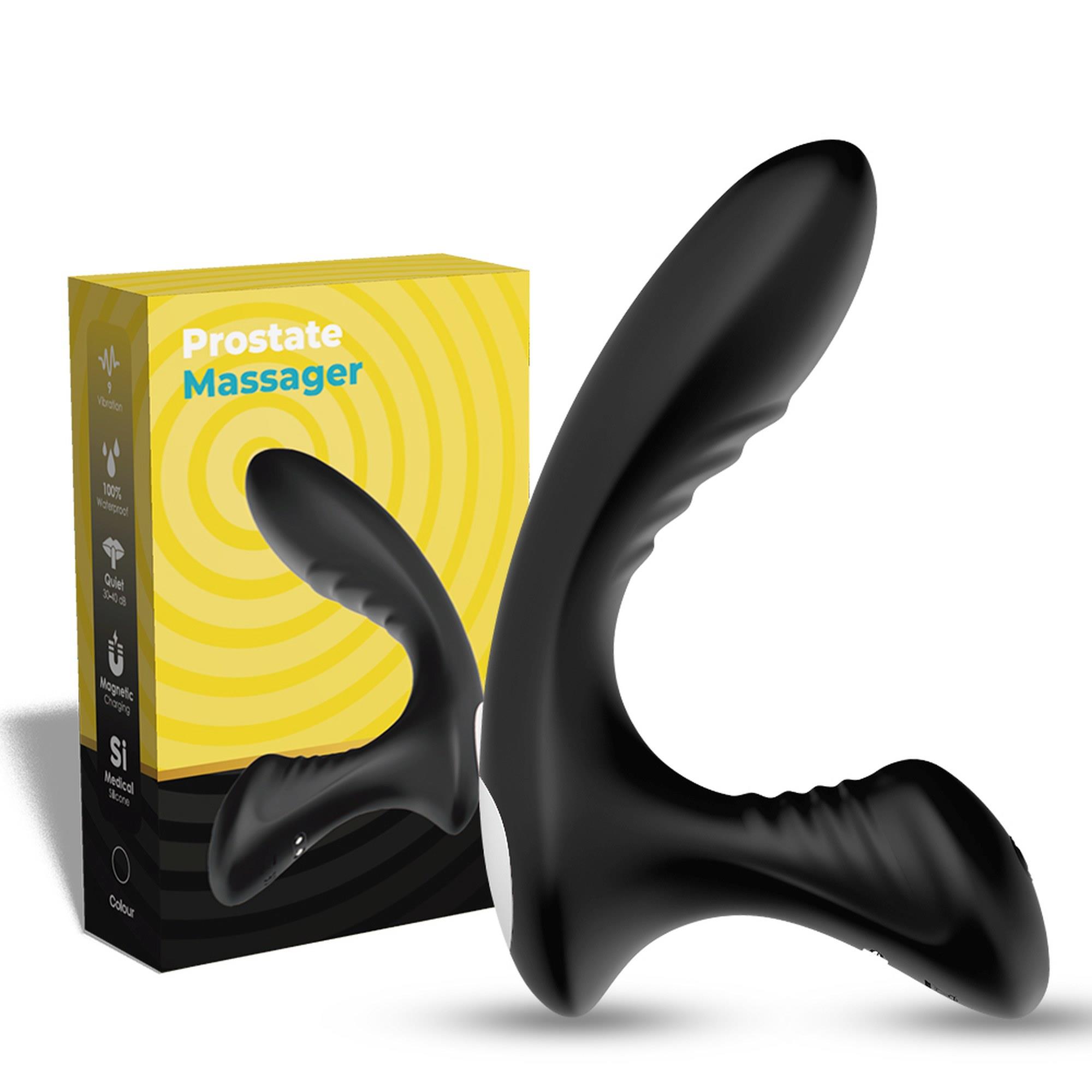 Masażer prostaty Boss Series Storm black - 9 trybów