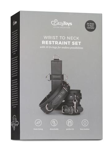 Zestaw do krępowania EASYtoys - regulowany zestaw z D-ringami