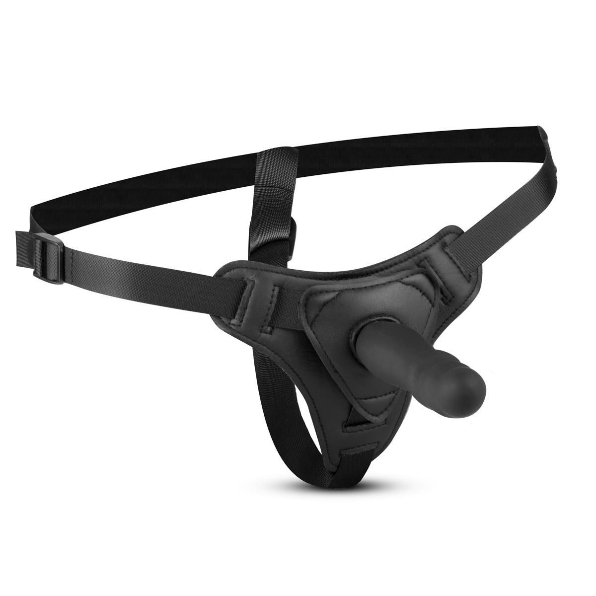 Zestaw strap-on EASYtoys - regulowany, silikon