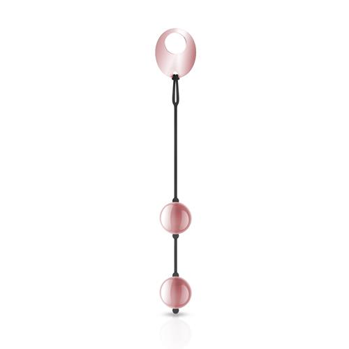 Kulki gejszy EASYtoys Rosy Gold - zestaw 2 kulki, metal