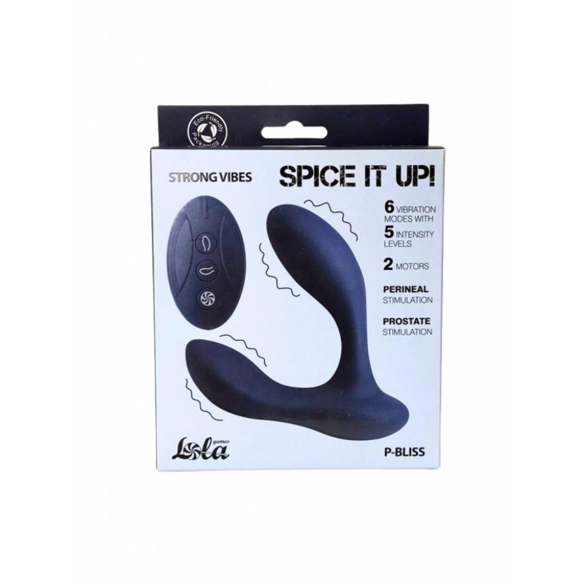 Masażer prostaty Lola games P‑Bliss - 2 silniki, USB