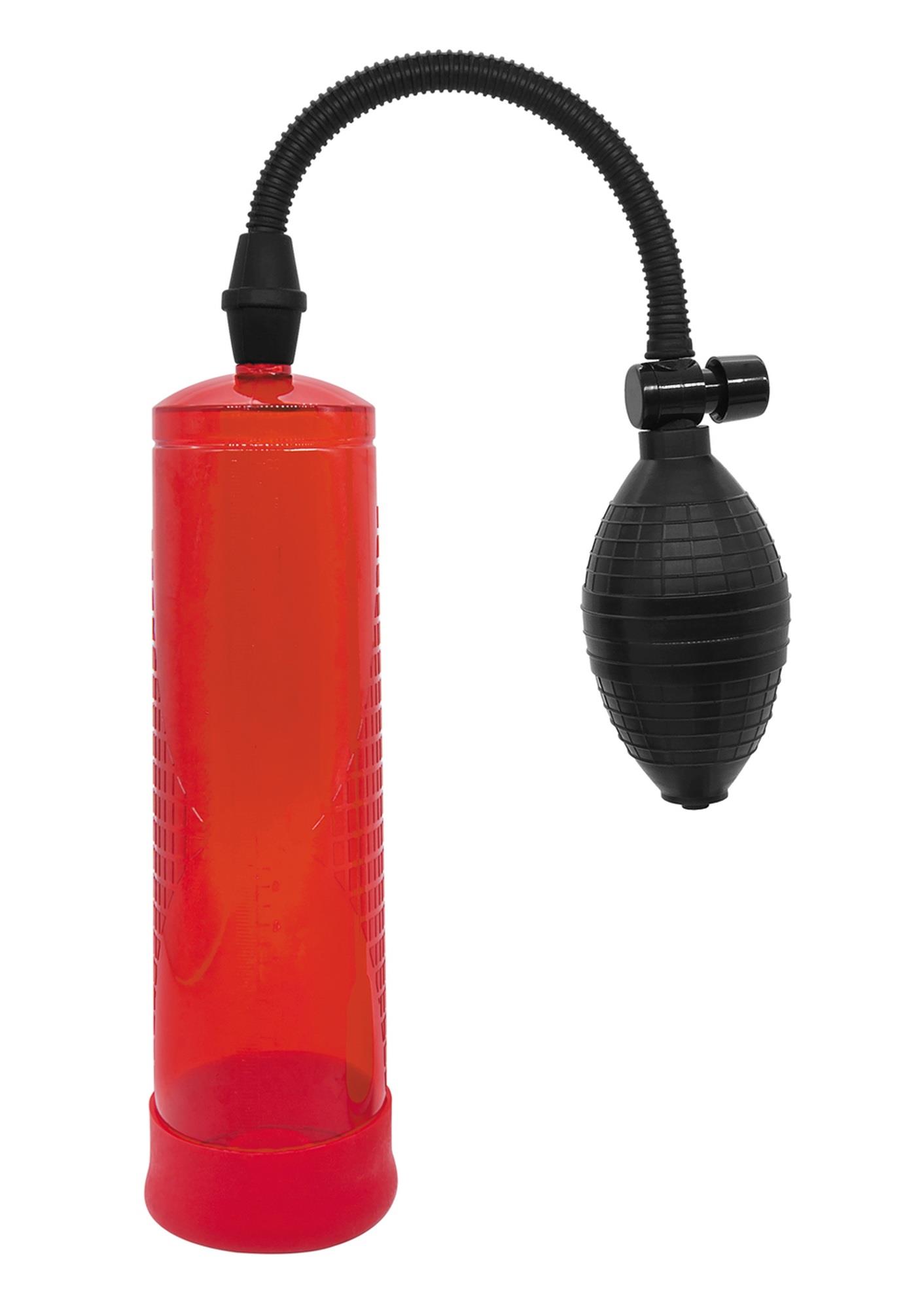 Pompka próżniowa Boss Series Powerpump Red - silikon/ABS