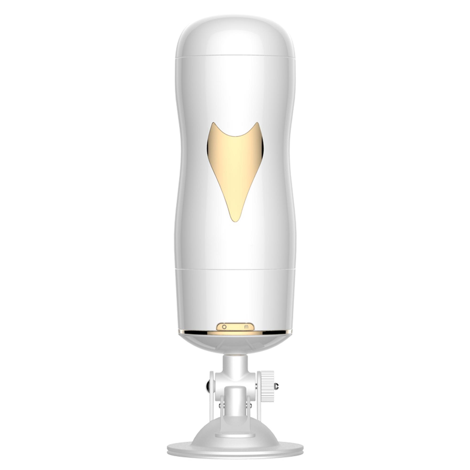 Masażer intymny Boss Series Masturbator-White - CyberSkin, 2‑stronny