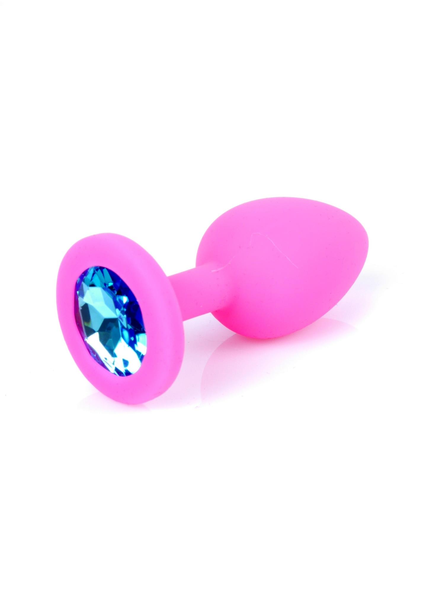 Korek analny Boss Series Plug Jewellery - silikon, mały
