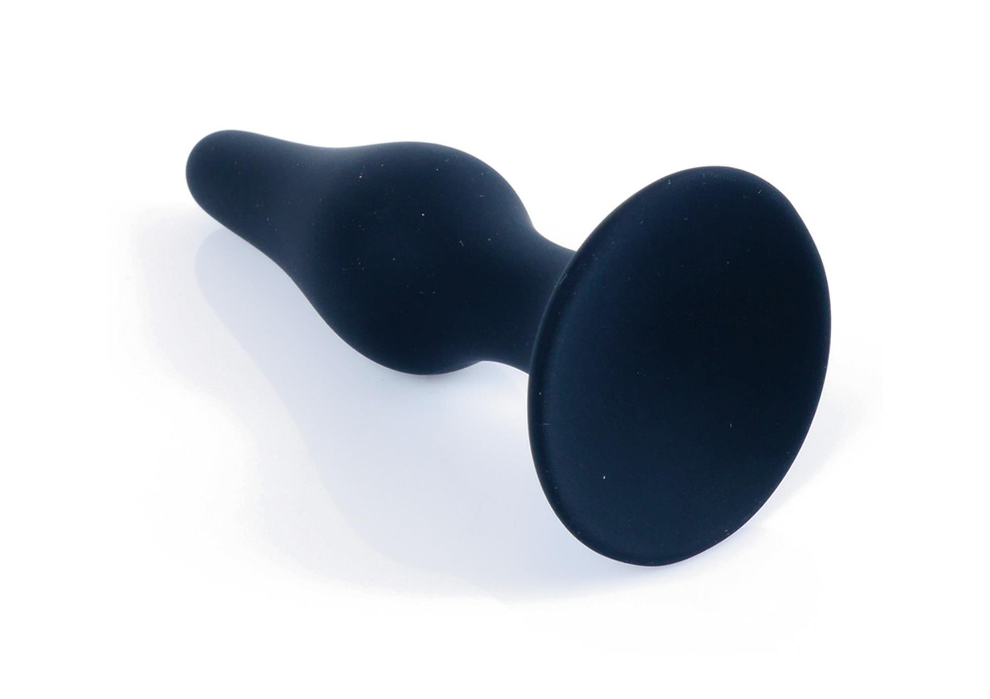 Plug analny Boss Series Medium - silikon, przyssawka