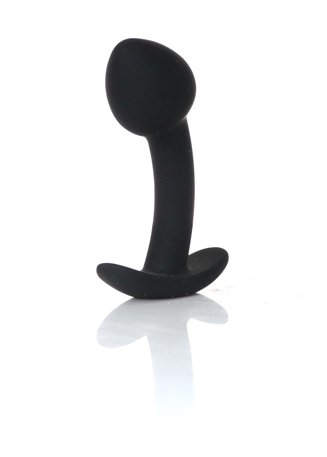 Korek analny Boss Series Silicone Curved S - anatomiczny kształt