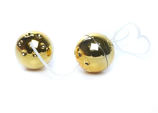 Kulki gejszy Boss Series Duo-Balls Gold - złote, 2 szt.