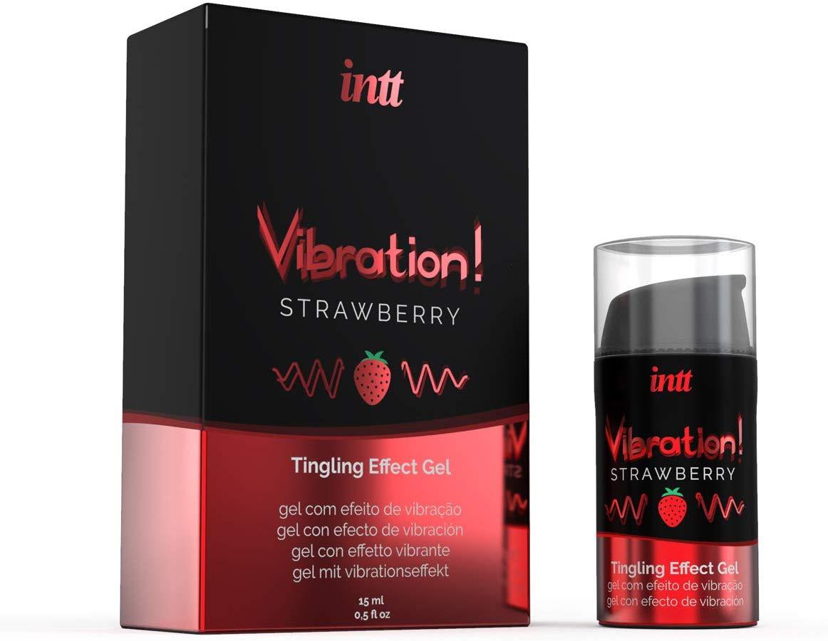 Żel wibrujący Intt Vibration Strawberry 15 ml
