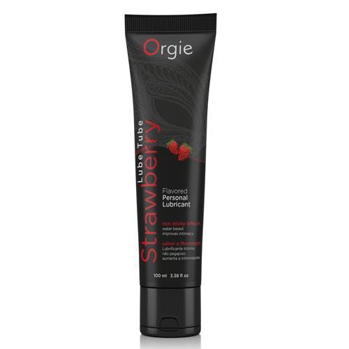 Żel intymny Orgie lube tube truskawkowy - smakowy i na bazie wody