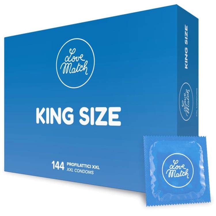 Prezerwatywy Love Match King Size XXL - 144 sztuki