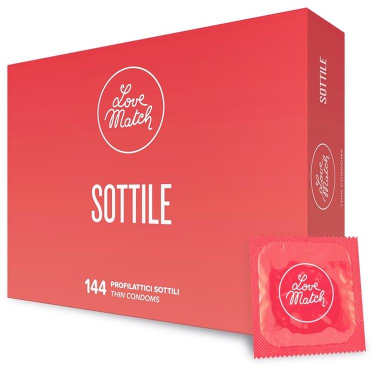 Prezerwatywy Love Match Sottile - ultra cienkie