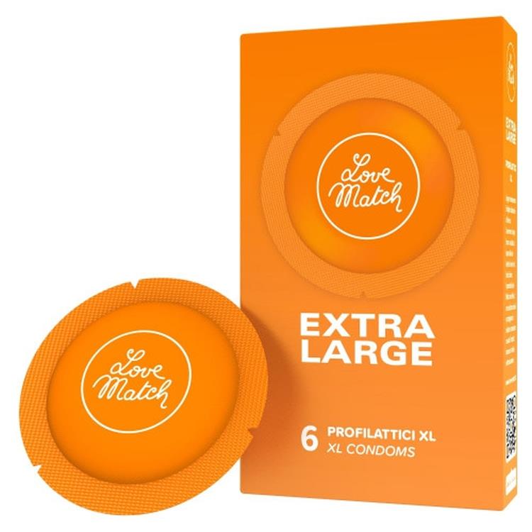 Prezerwatywy Love Match Extra Large - większa szerokość