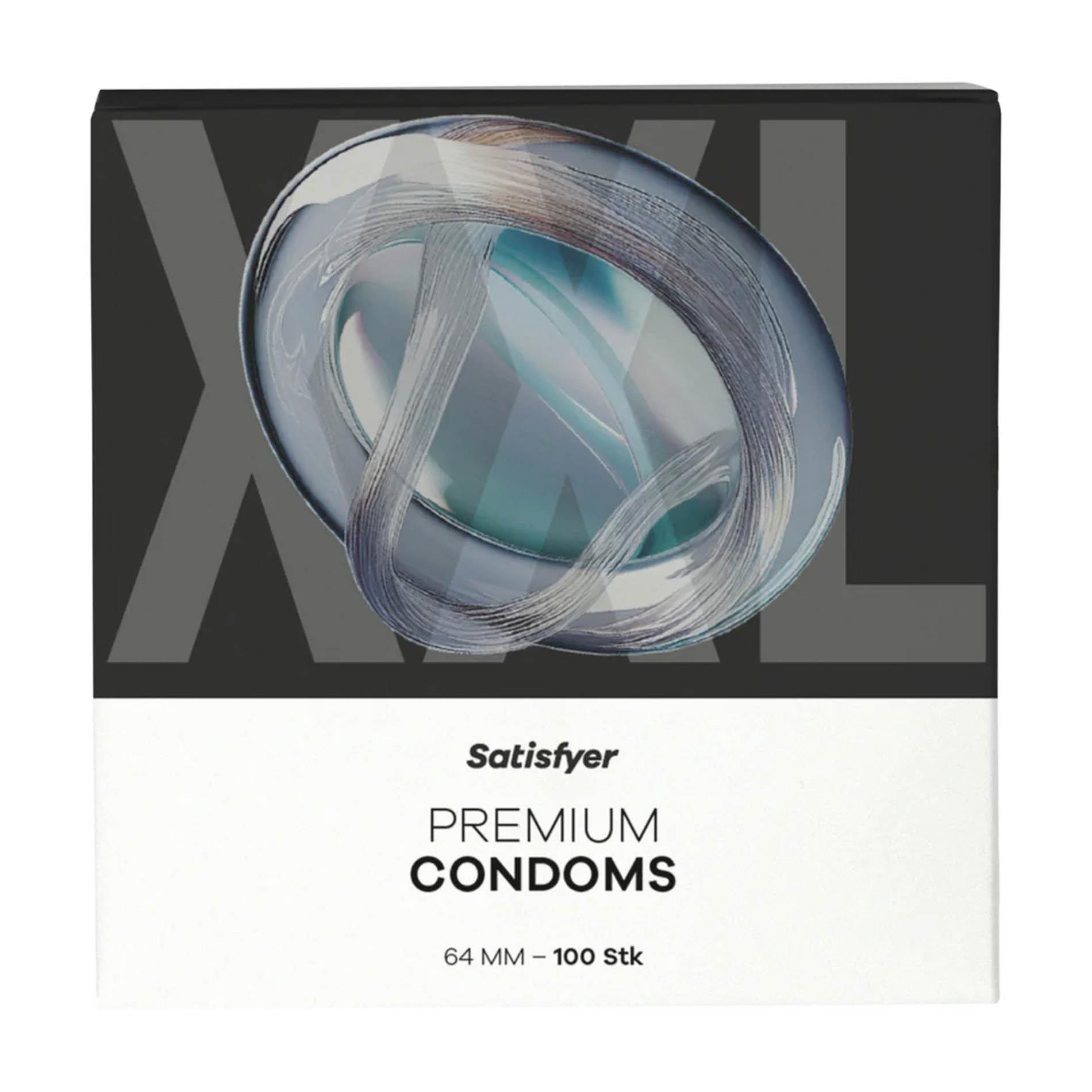 Prezerwatywy Satisfyer Premium 64 mm - 100 sztuk