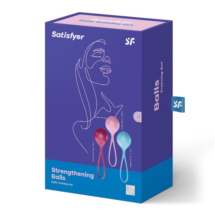 Zestaw kulek Satisfyer Balls C03 - zestaw 3 szt.