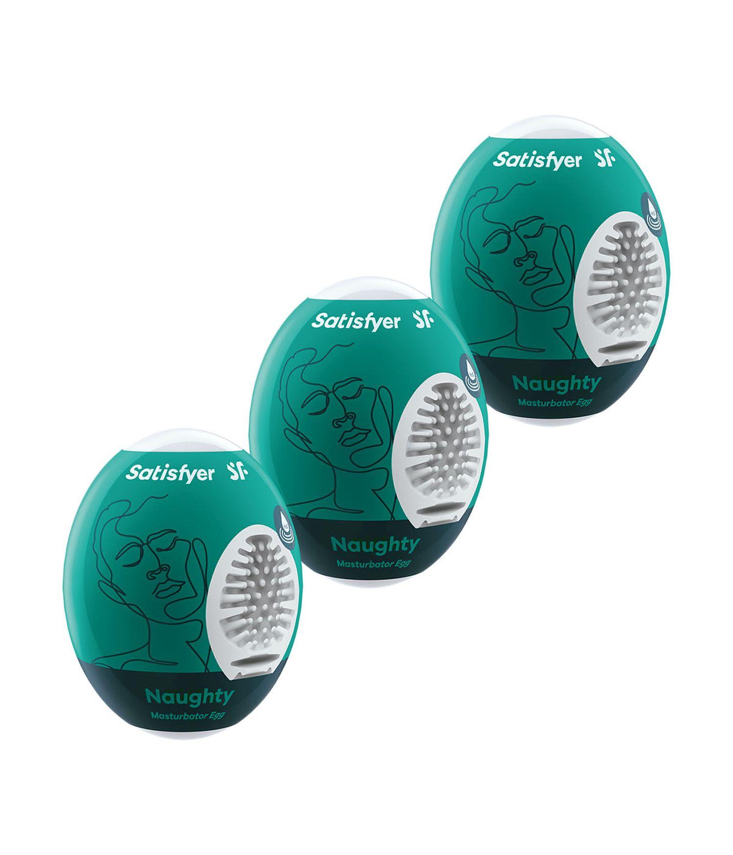 Masażer intymny Satisfyer Masturbator Eggs - zestaw 3