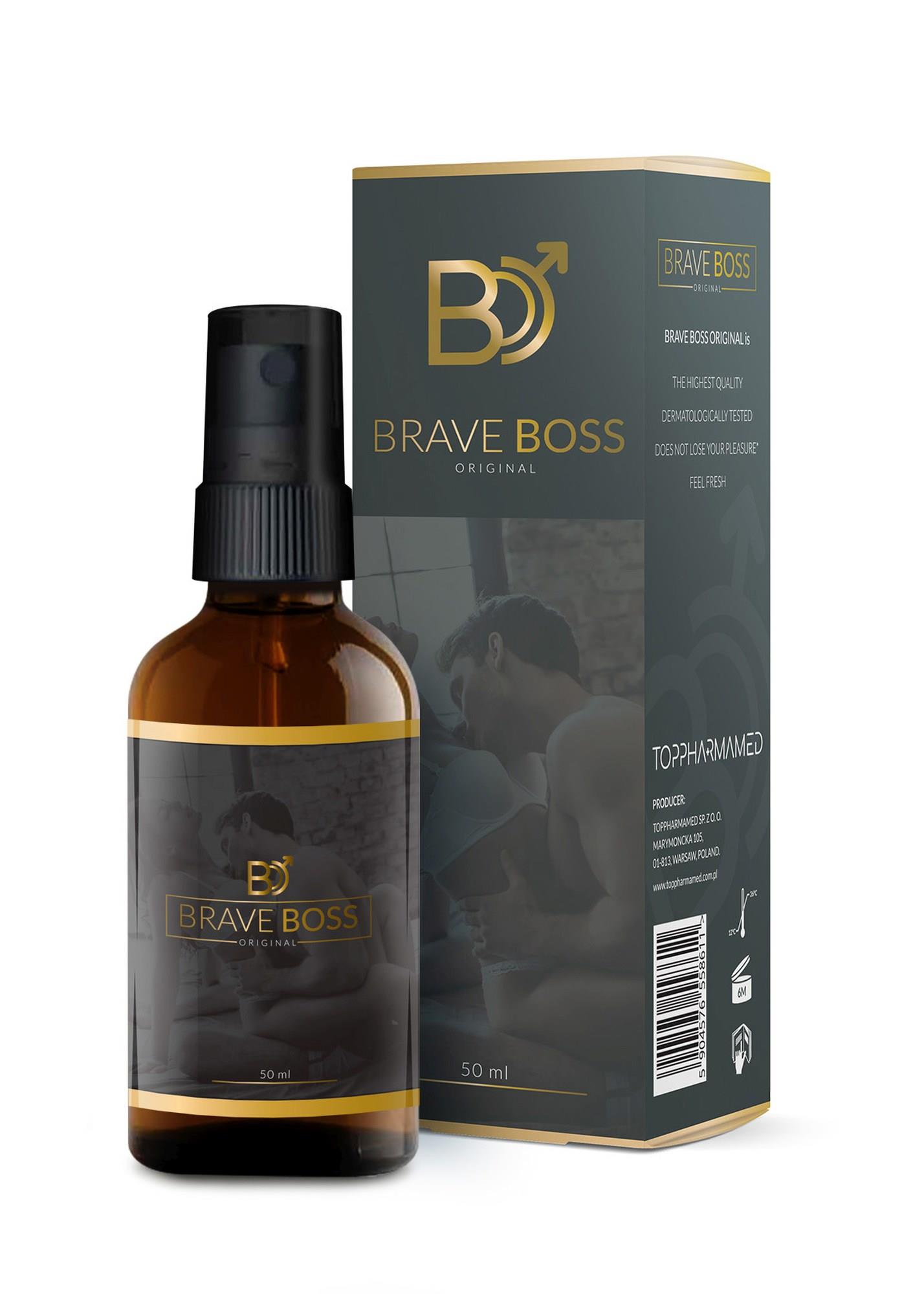 Spray przedłużający TOPPHARMAMED Brave Boss Original 50 ml