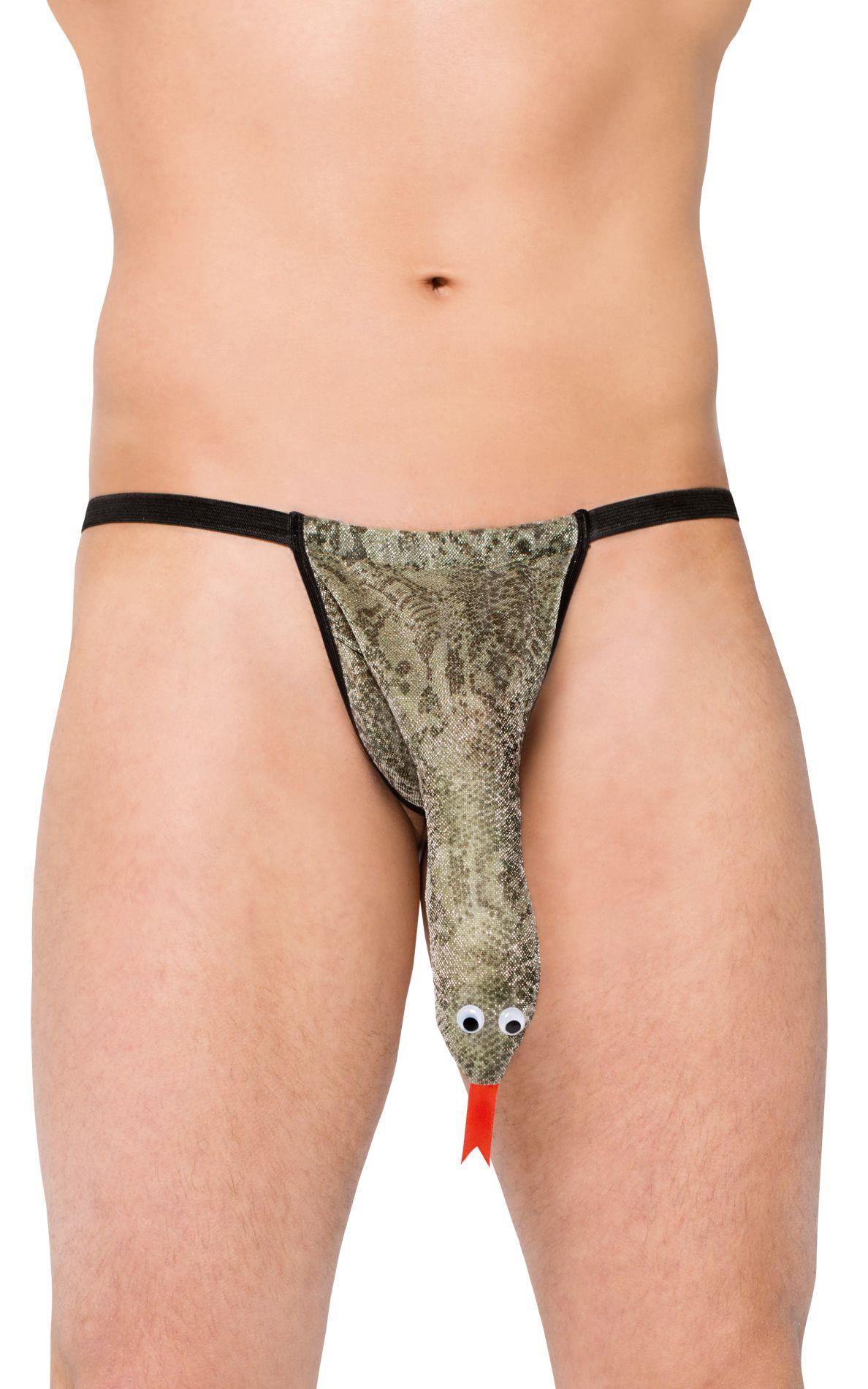 Stringi SoftLine Collection 4440 - wzór węża srebrne