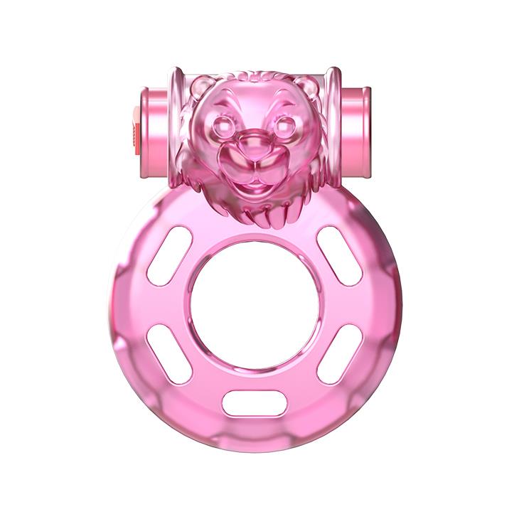 Pierścień erekcyjny Baile Cockring VIBRATOR - TPR różowy