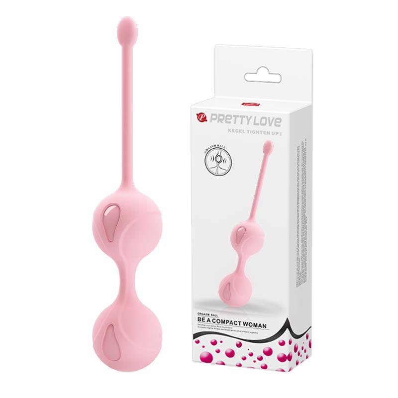 Kulki gejszy Pretty Love Kegel Tighten Up II - silikon, różowe