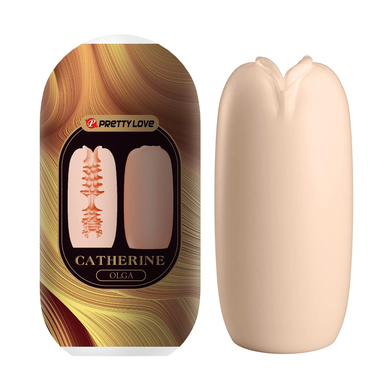Masażer intymny Pretty Love Catherine OLGA - teksturowany rękaw
