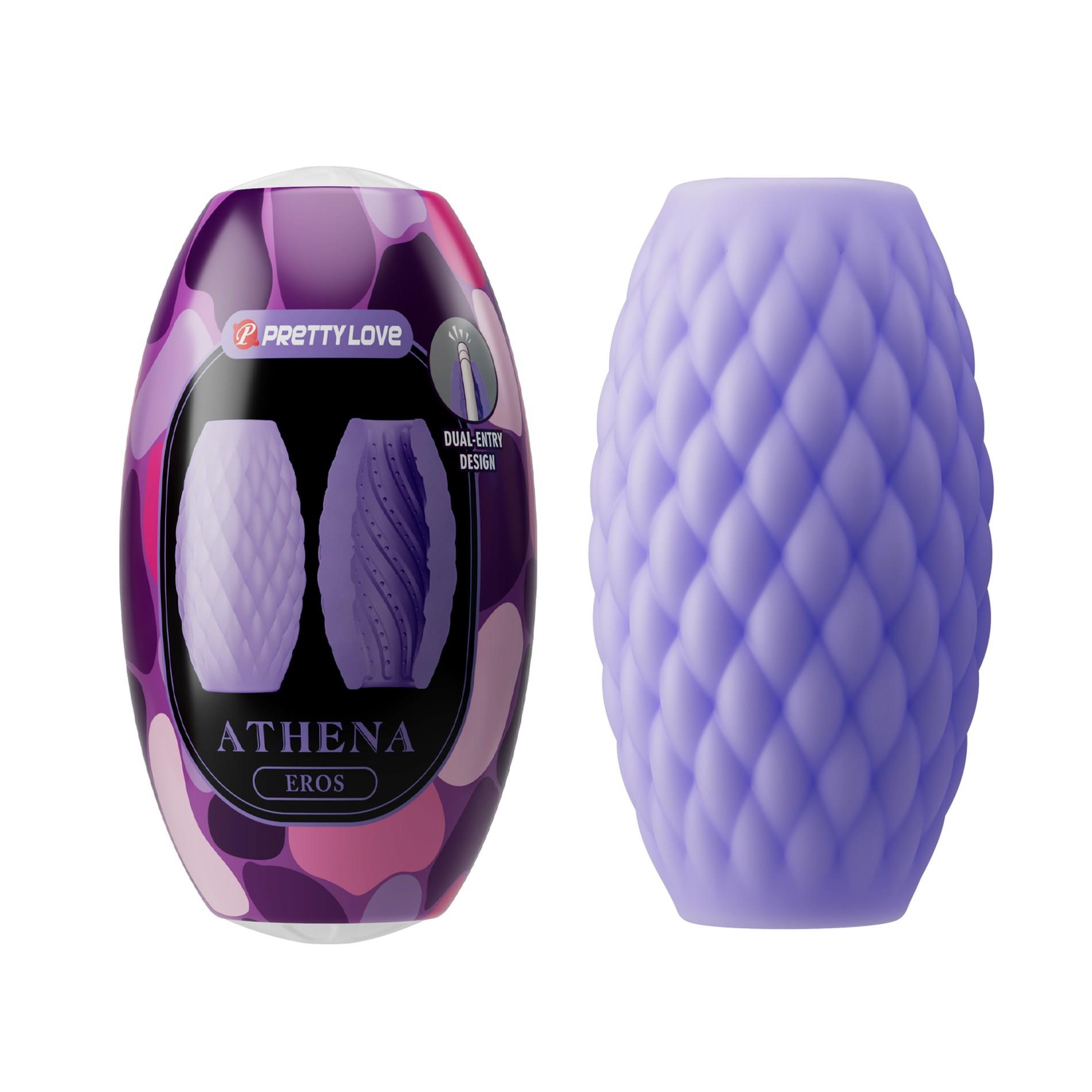 Masażer dla mężczyzn Pretty Love Athena EROS - TPR, wodoodporny
