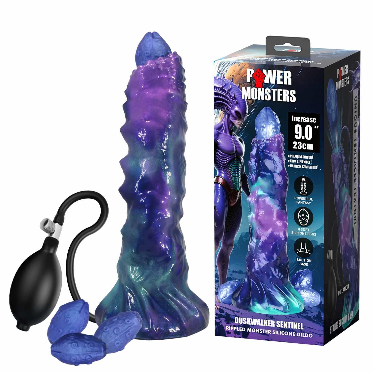 Stymulator Power Duskwalker Sentinel - silikon z pompką